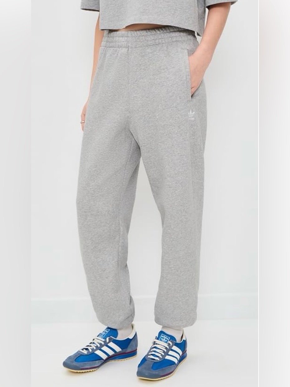 Adidas Light Gray Women's Track Joggers
